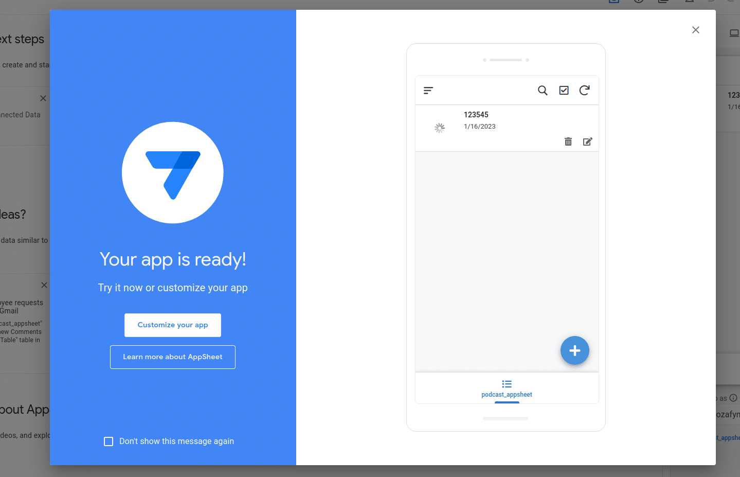 Appsheet App Interface Créez votre application podcast vidéo avec AppSheet - SheetsPower
