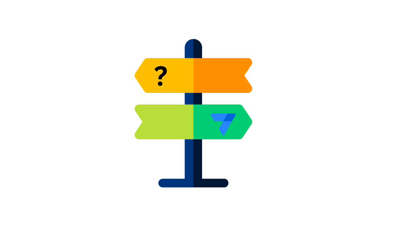 Illustration représentant un carrefour entre appsheet et un chemin inconnu
