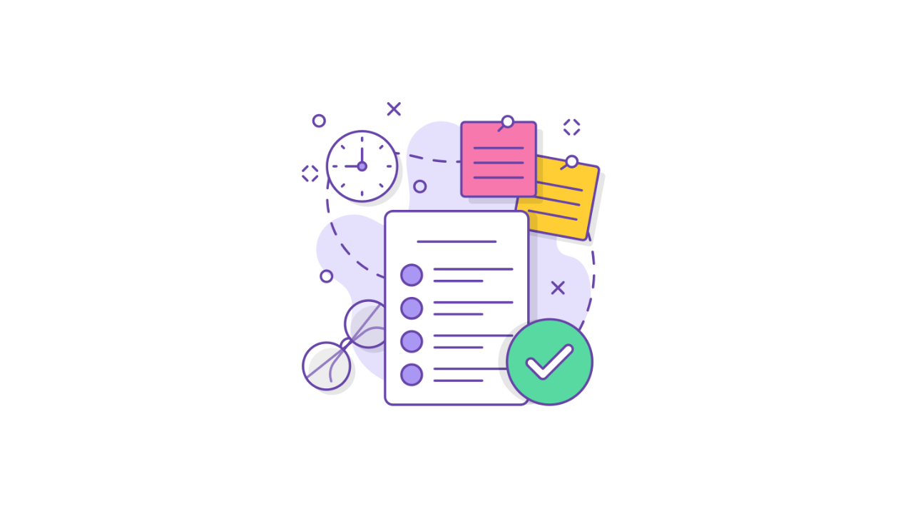 illustration d'une application to-do list