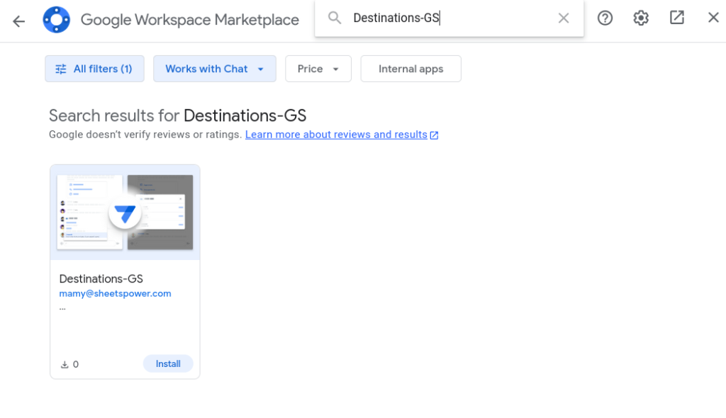 google workspace marketplace