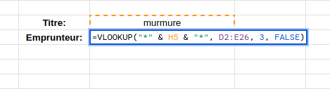 erreur de référence dans la formule vlookup