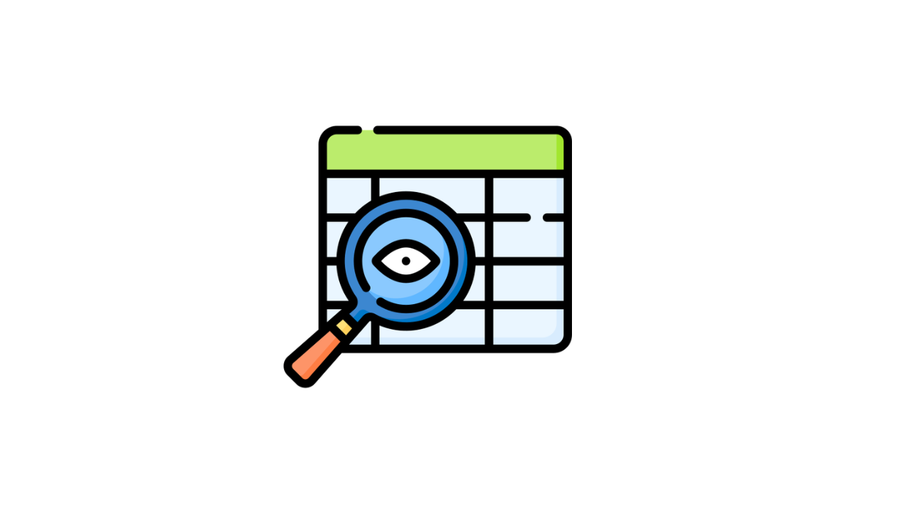 illustration d'une recherche de type vlookup dans un tableau