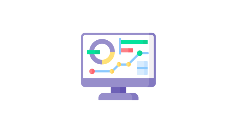 Illustration d'un dashboard réalisé avec sheets canvas